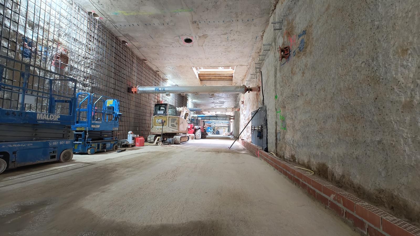 excavación del túnel entre las estaciones de Xàtiva y Alicante