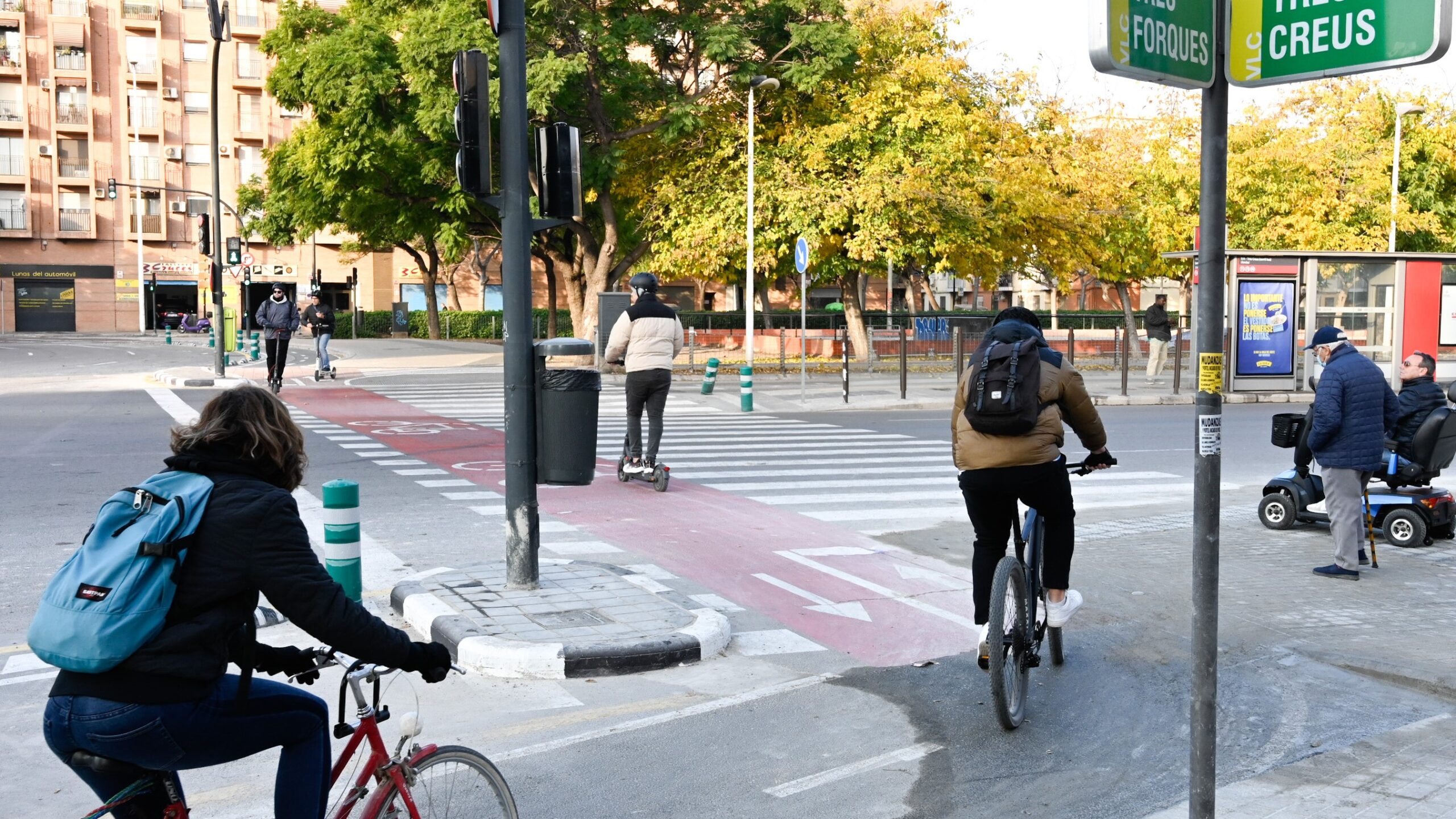 carril bici de Tres Forques