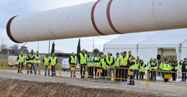conexión de las dos plantas potabilizadoras