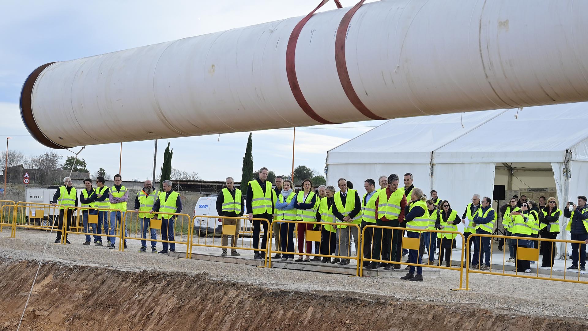 conexión de las dos plantas potabilizadoras