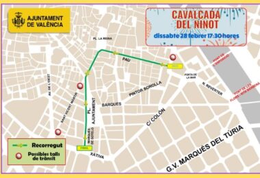 operativo especial con motivo de la Cabalgata del Ninot