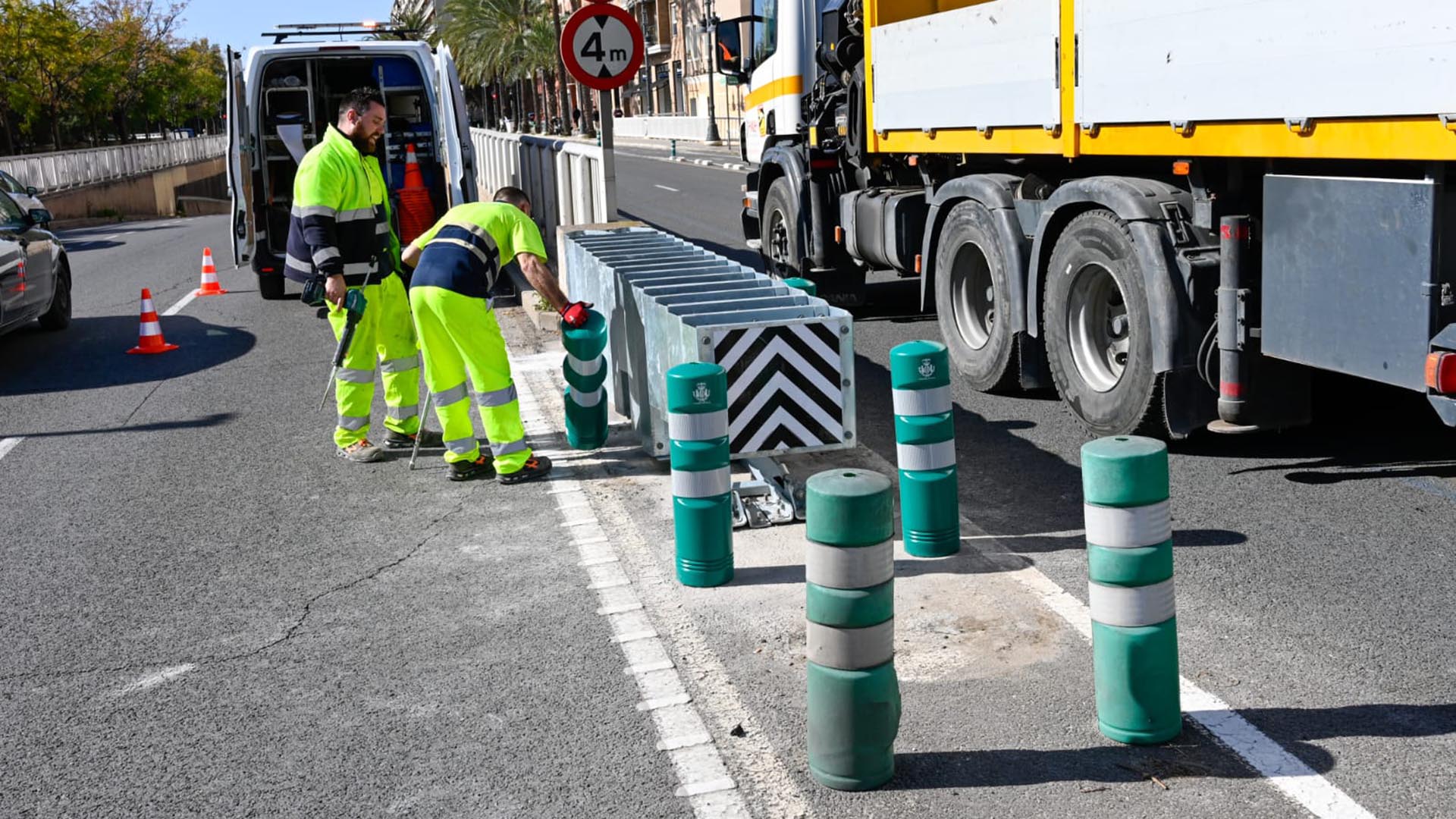 sustituye a los amortiguadores de impacto de seis pasos inferiores de la ciudad