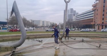 La fuente ornamental de los Hams recupera el brillo