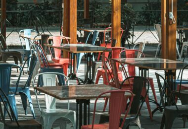educción del horario de las terrazas en las plazas del Cedro y de Honduras
