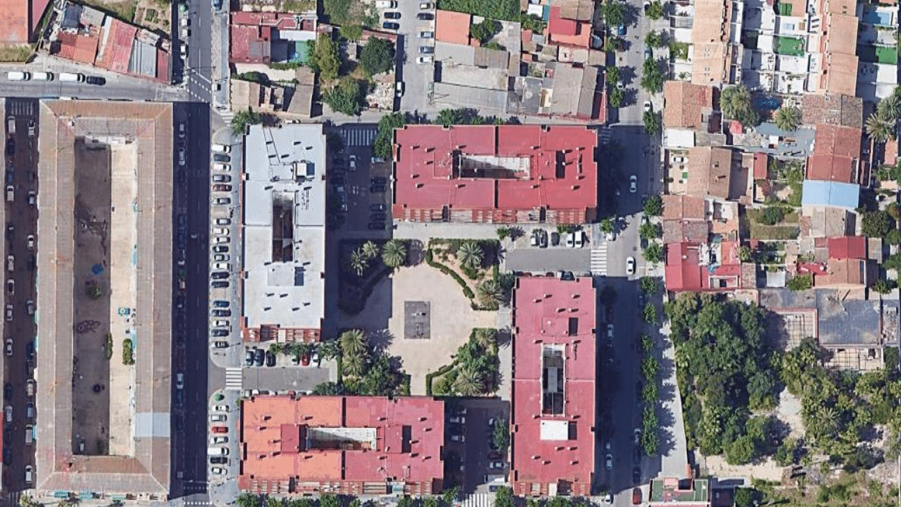 remodelación del jardín de la plaza del Llibertador Simón Bolívar