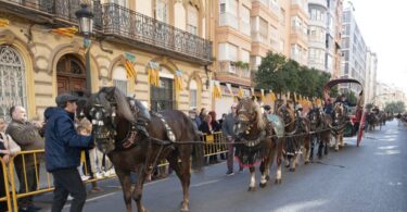 Valencia quiere que la fiesta de Sant Antoni de la calle Sagunt sea reconocida como Fiesta de Interés Turístico Nacional